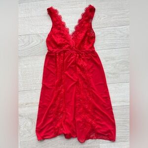 Avidlove Red Lace Slip. Size S